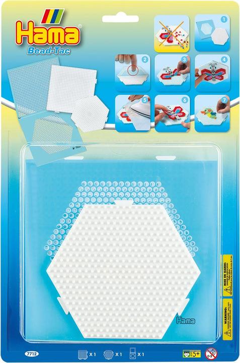 Actual product image Hama Perlen Bead-Tac Strijkkralenbordjes, 2st.