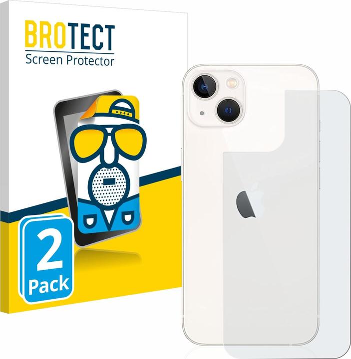 Actual product image BROTECT Anti-glare screen protector matt (2 Piece, Apple iPhone 13)