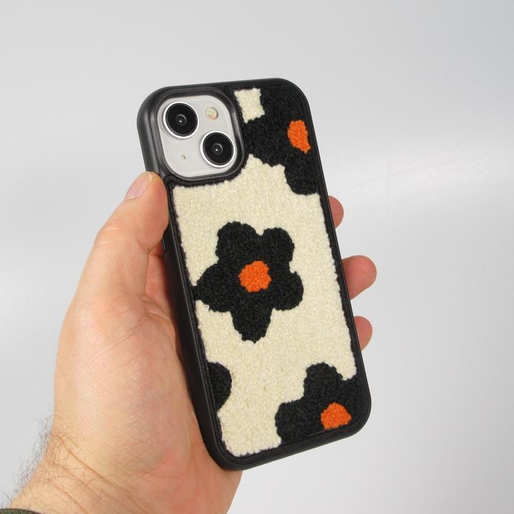 Immagine prodotto PhoneLook Coque Silicone avec surface tufting effet fleur (Apple iPhone 15)