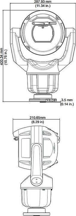 Actual product image Bosch Security Systems MIC IP starlight 7100i PTZ (1920 x 1080 Pixels)