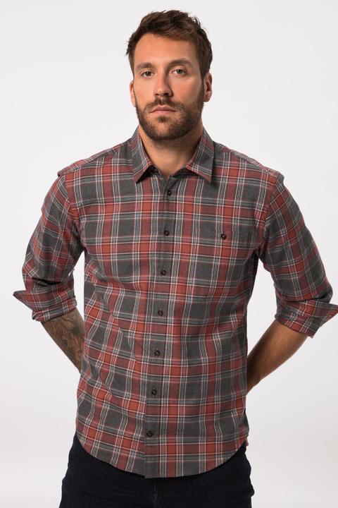 Immagine prodotto JP1880 Karohemd, Langarm, Flanell, Kentkragen, Modern Fit (XXL)