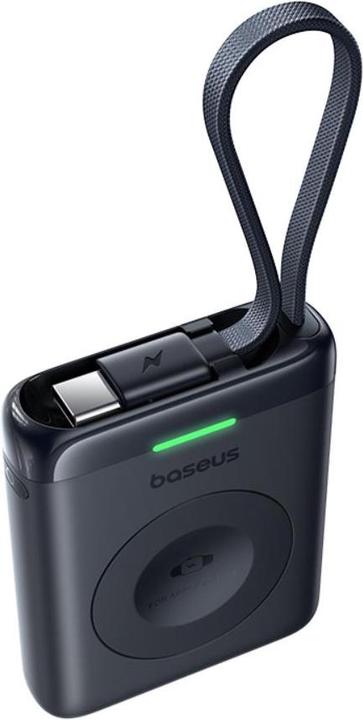 Productafbeelding Baseus EnerFill FW11 Portable Wireless Charger for Apple Watch with Built-in Cable 5W Black (5 W)