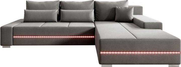 Actual product image Juskys Davos sofa with LEDs & sleep function (Sofa landscape)