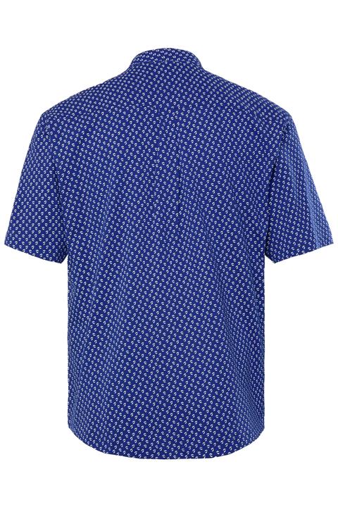Image du produit Boston Park Piqué-Hemd, Halbarm, florales Muster, Buttondown-Kragen, Modern Fit (6XL)