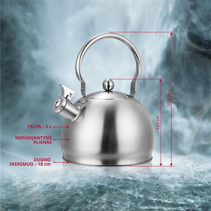 Productafbeelding Domoletti Waterkoker 2L Roestvrij Staal Cwy010 (2 l)