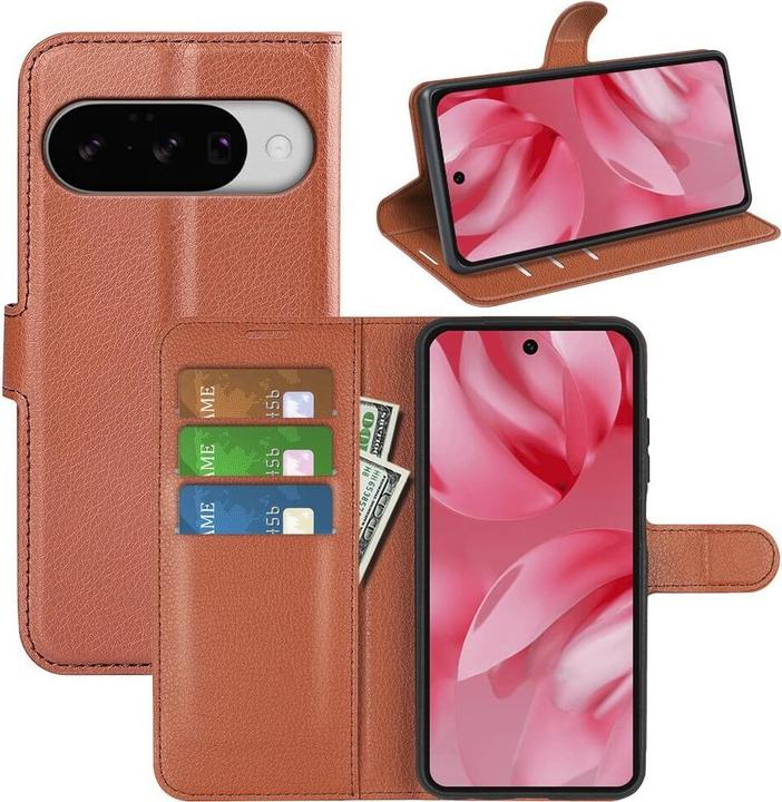 Produktbild Cover-Discount Google Pixel 10 - Leder Etui Hülle (Google Pixel 10 Pro, Google Pixel 10)