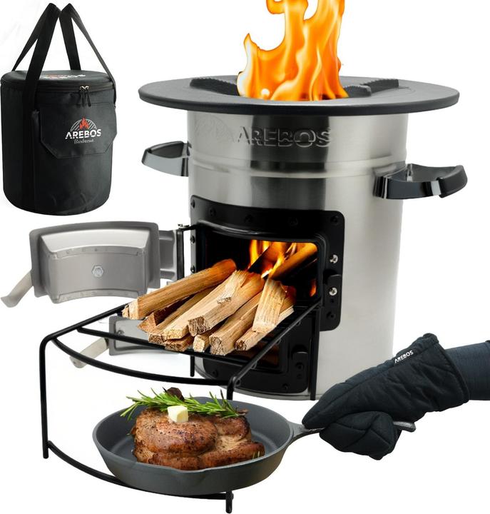Immagine prodotto Arebos Stufa a razzo