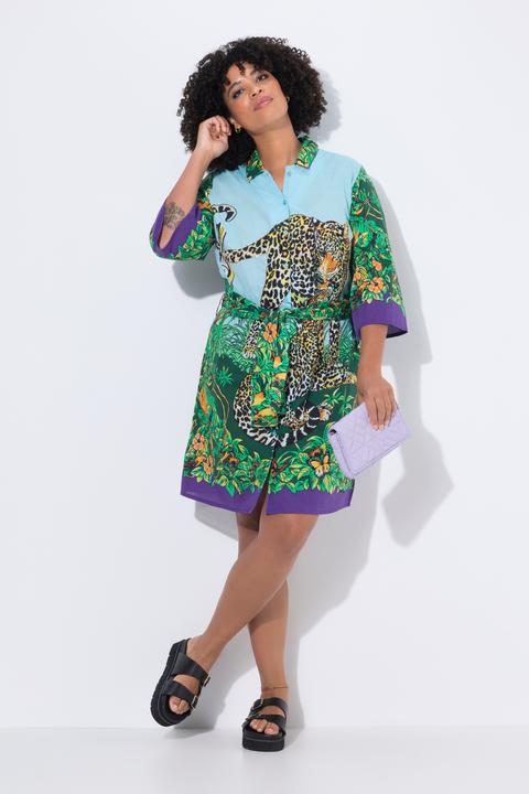 Produktbild Angel of Style Kleid, A-Linie, Leo-Muster, Perlen-Stickerei (52)