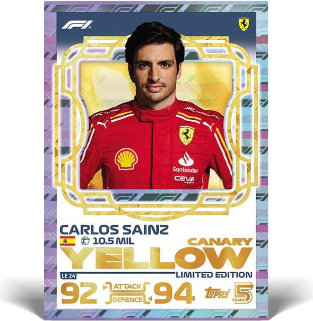 Actual product image Topps/Merlin FORMULA 1 TURBO ATTAX MEGA TIN (F1TA24-2406)