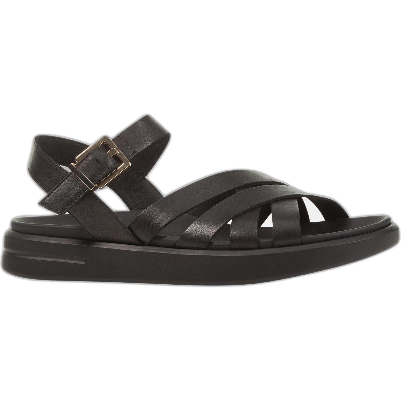 Geox, Damen, Sandalen, D Xand 2S B - 57665, Schwarz, (39)