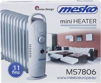 Produktbild Mesko MS7806 Elektrische Raumheizung Indoor Öl-Heizlüfter (1200 W)