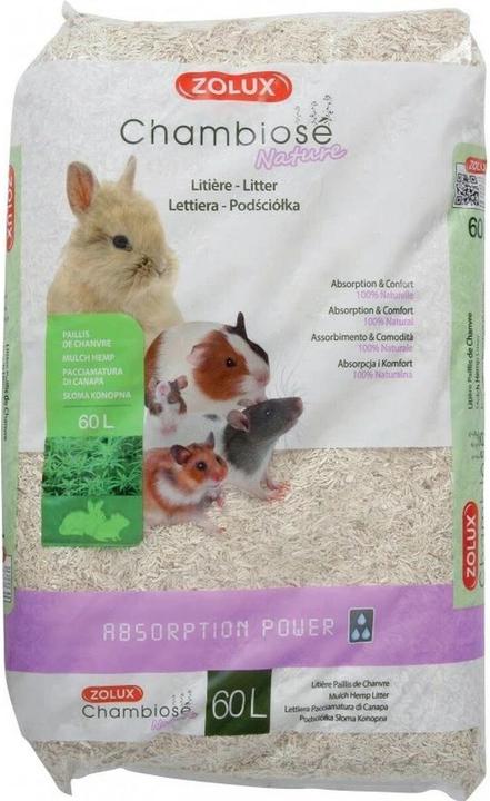 Zolux Litter Chambiose Nature 60 l (7 kg, Bedding)