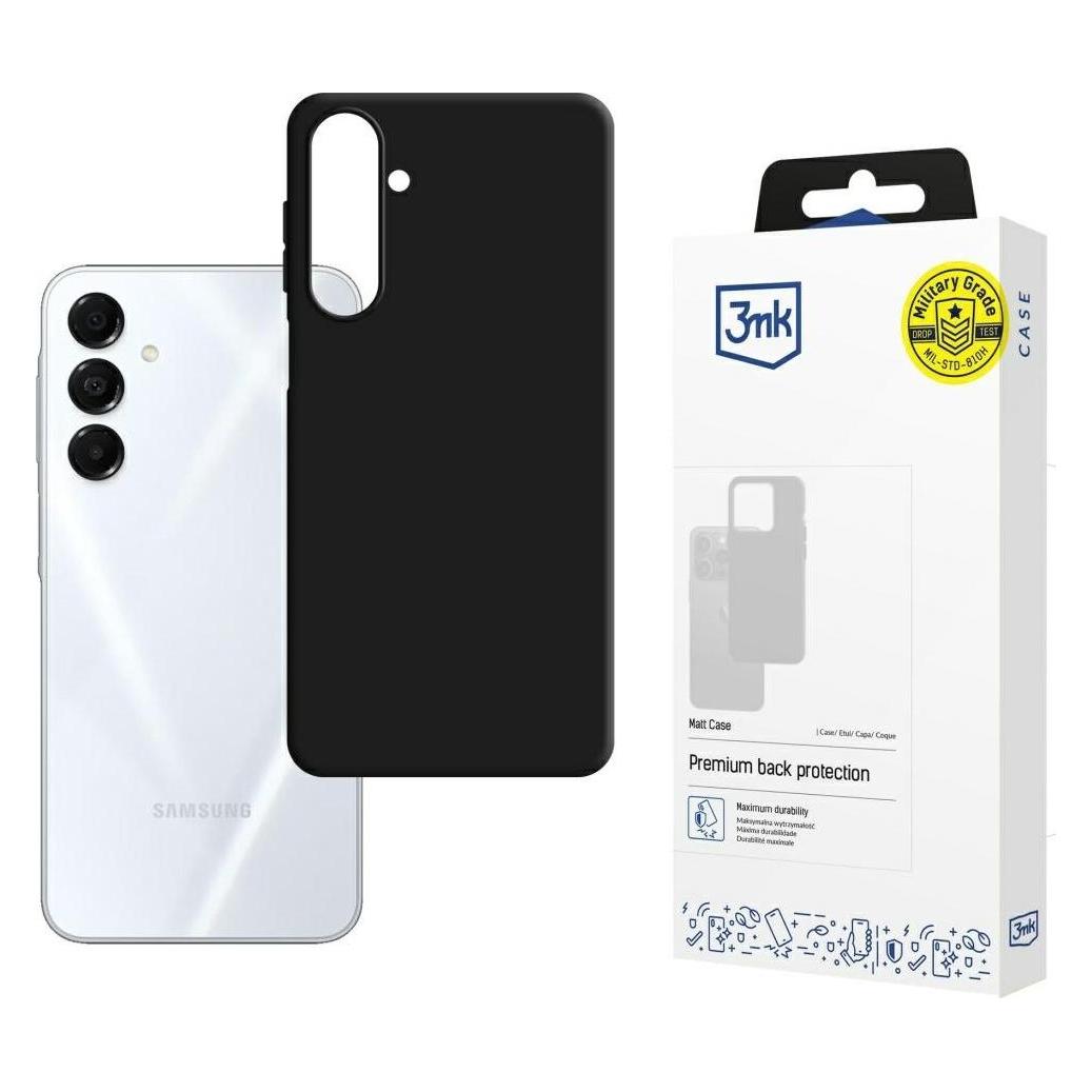 3MK Etui Matt Case Do Samsung Galaxy A17 5G Czarny, Cover Smartphone, Nero