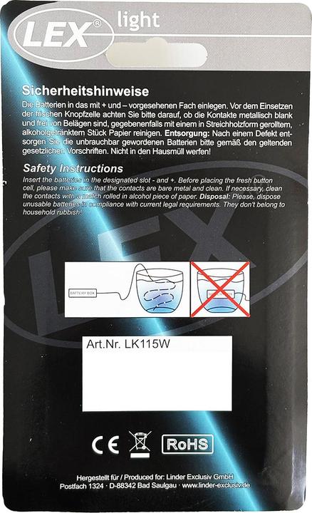 Actual product image Mojawo 100 LED fairy lights Christmas lights battery operated (5.10 m)