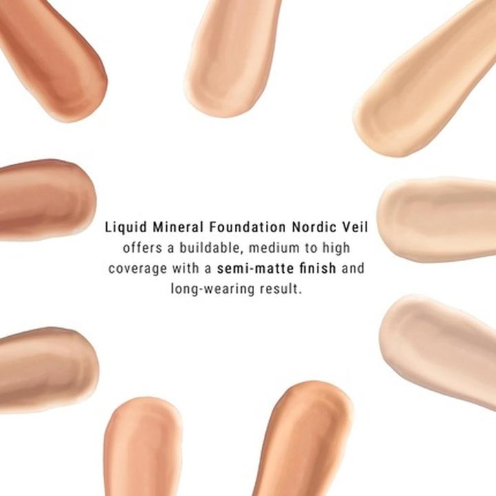 Actual product image IDUN Minerals Liquid foundation Nordic Veil Disa