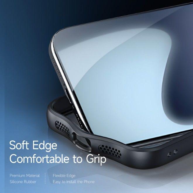Image du produit Dux Ducis Back panel cover case AIMO MAG compatible with MagSafe for IPHONE 17 PRO black (Apple iPhone 17 Pro)