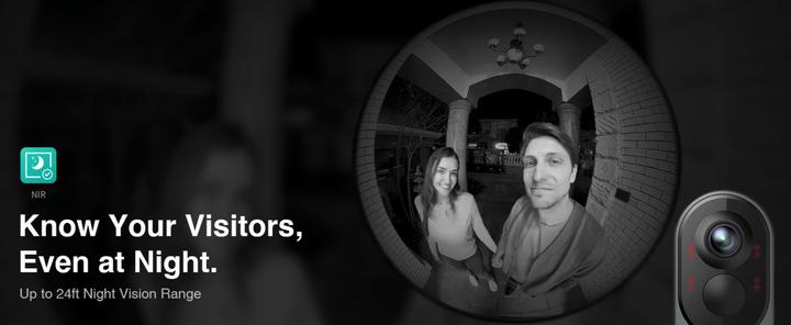 Immagine prodotto Botslab Campanello video, capacità 6400mAh, visione grandangolare a 180°, memoria interna 32G, rilevamento (WiFi)