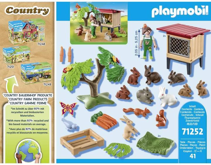Produktbild Playmobil Kaninchenstall (71252, Playmobil Country)