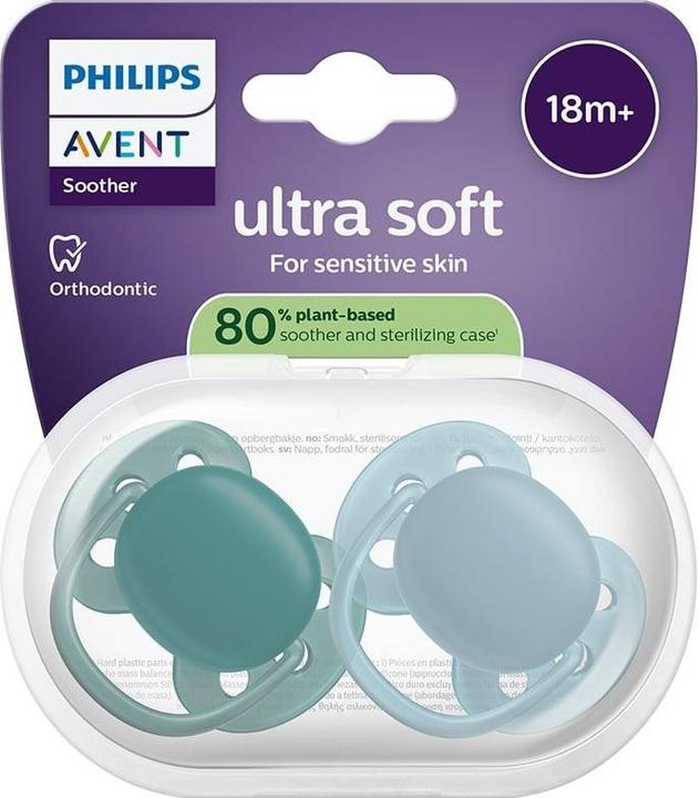 Actual product image Philips Avent Pacifier SCF093/02 ultra soft (2x)