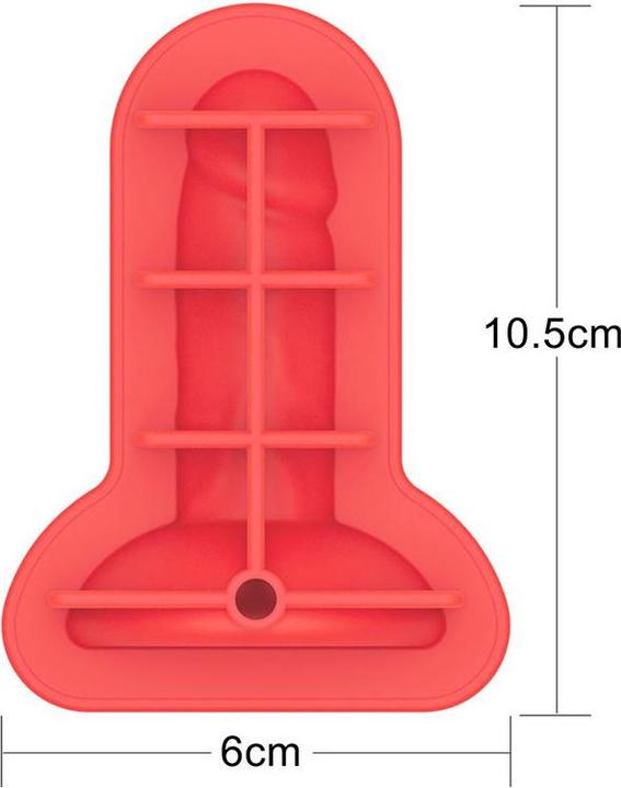 Image du produit Lovetoy Mace Silikon-Eiswürfelform - Mini-Penis - Blau (Divers)