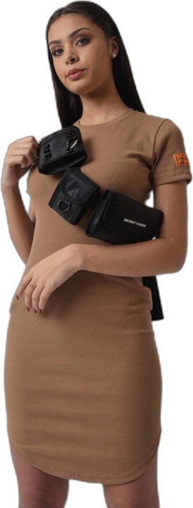 Produktbild Project X Paris Damen enganliegendes Kleid mit Rundhalsausschnitt (XS)