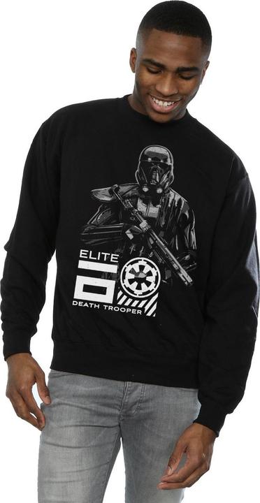 Actual product image Star Wars Mens Rogue One Elite Death Trooper Sweatshirt (S)