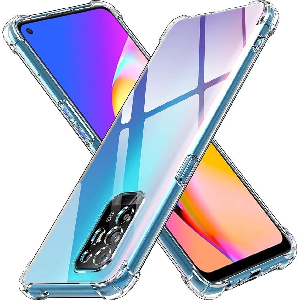 Screenguard Oppo A94 5G Hülle Crystal Soft Airbag Bumper (Oppo A94 5G), Smartphone Hülle, Transparent
