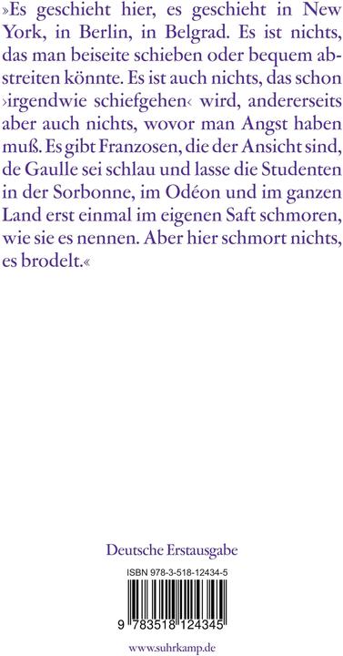 Produktbild Paris, Mai 1968 (Deutsch, Cees Nooteboom, Eddy Posthuma Boer, Helga van Beuningen, 2003)