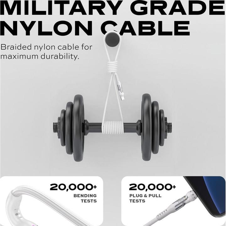 Actual product image Statik 360° Pro drehbares 5-1 Ladekabel 2m (2 m, USB 2.0, 100 W)