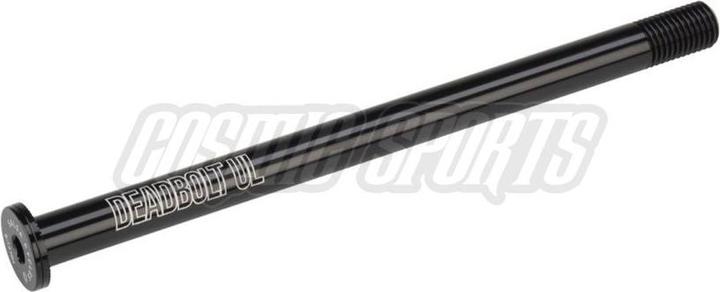 Actual product image Salsa Deadbolt Ultralight thru axle, HR 12x174mm, M12x1.5, 20mm, black