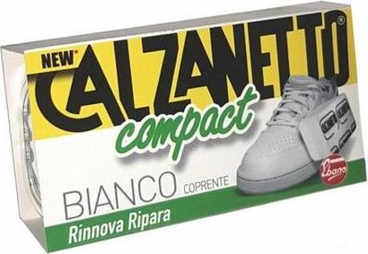 Image du produit Calzanetto Lucido Spugna Bianco Coprente Compact