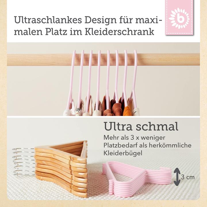 Image du produit Bieco Cintre rose (8x)