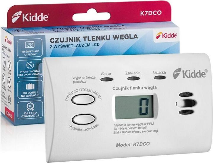 Produktbild Kidde Czujnik czadu z wyświetlaczem K7DCO