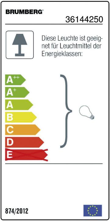 Energie-Label Brumberg HV-Einbaustahler (GU10)