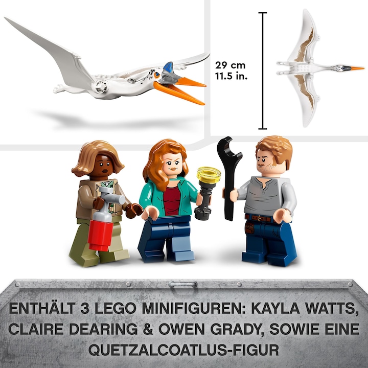 Produktbild LEGO Quetzalcoatlus: Flugzeug-Überfall (76947, LEGO Jurassic World)