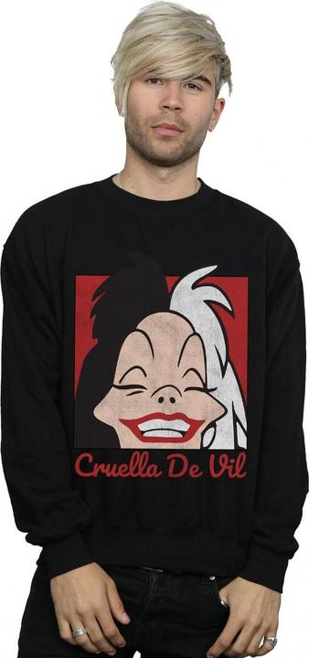 Produktbild Disney Cruella De Vil Cropped Head Sweatshirt (S)