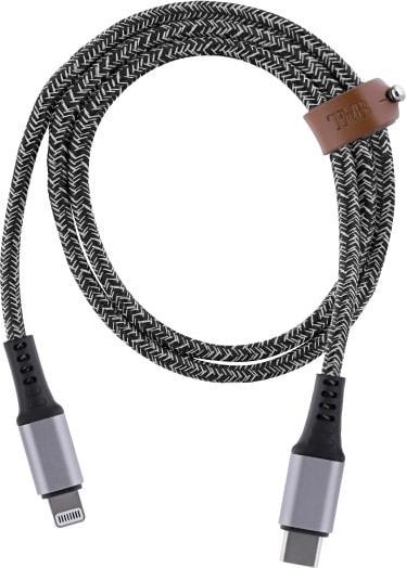 Produktbild T'nB CÂBLE USB-C - LIGHTNING M/M 1,5M (NOIR/GRIS) (1.50 m)