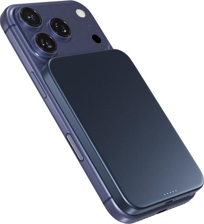 Epico Qi2 5000mAh Alu Mag+ PowerBanka EM51 - modrá (5000 mAh, 20 W)