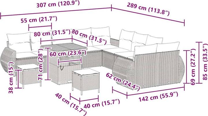 Produktbild vidaXL Camilla