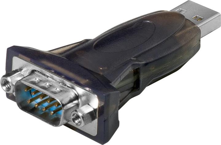 Actual product image Goobay USB serial RS232 converter mini, transparent (1.50 m)