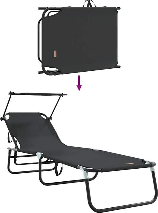 Actual product image vidaXL Klappliege (190 cm)
