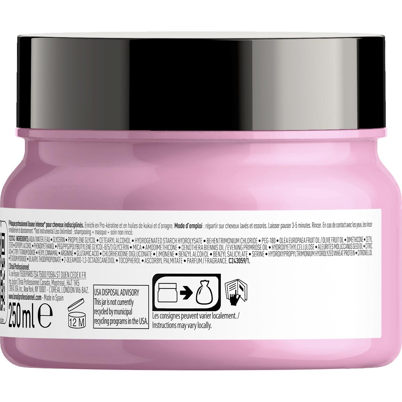 L'Oréal Professionnel, Maschera, Maschera Liss Unlimited (250 ml)