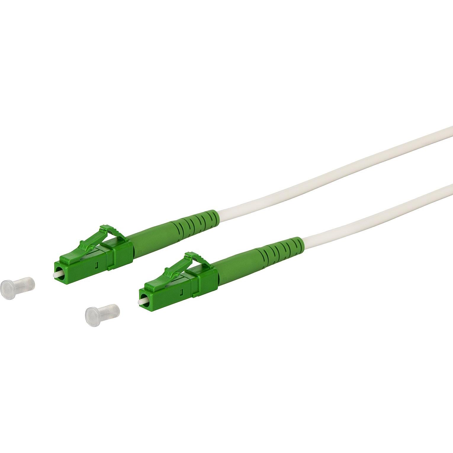 5x Metz Connect 151P7JAJAF0E OpDAT FTTH Patchkabel OS2 LCAPC/LCAPC 60m - 60 m - halogenfrei (60 m), Netzwerkkabel