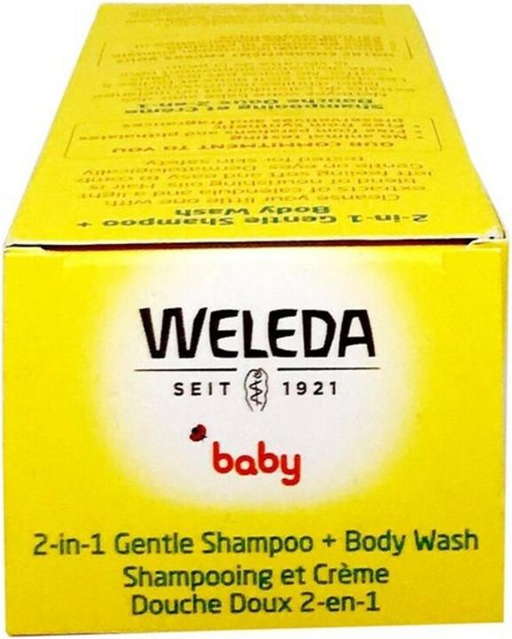 Image du produit Weleda Shampoing et gel douche au Calendula pour bébé (200 ml, Shampoing liquide)