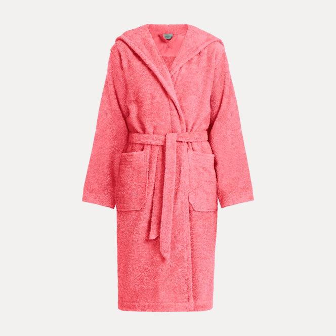 Actual product image Möve Superwuschel Kids &Teens Kapuzenmantel coral (152)