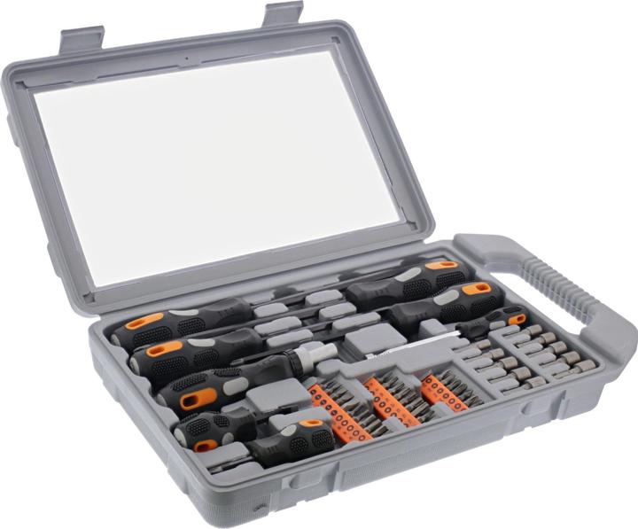 InLine Screwdriver bit set, 45 pieces