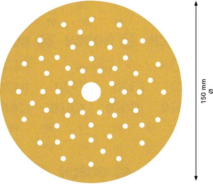 Actual product image Bosch Professional Zubehör Expert C470 Sandpaper multi-hole for random orbital sander, 150 mm, G 320, 50 pcs. (320)
