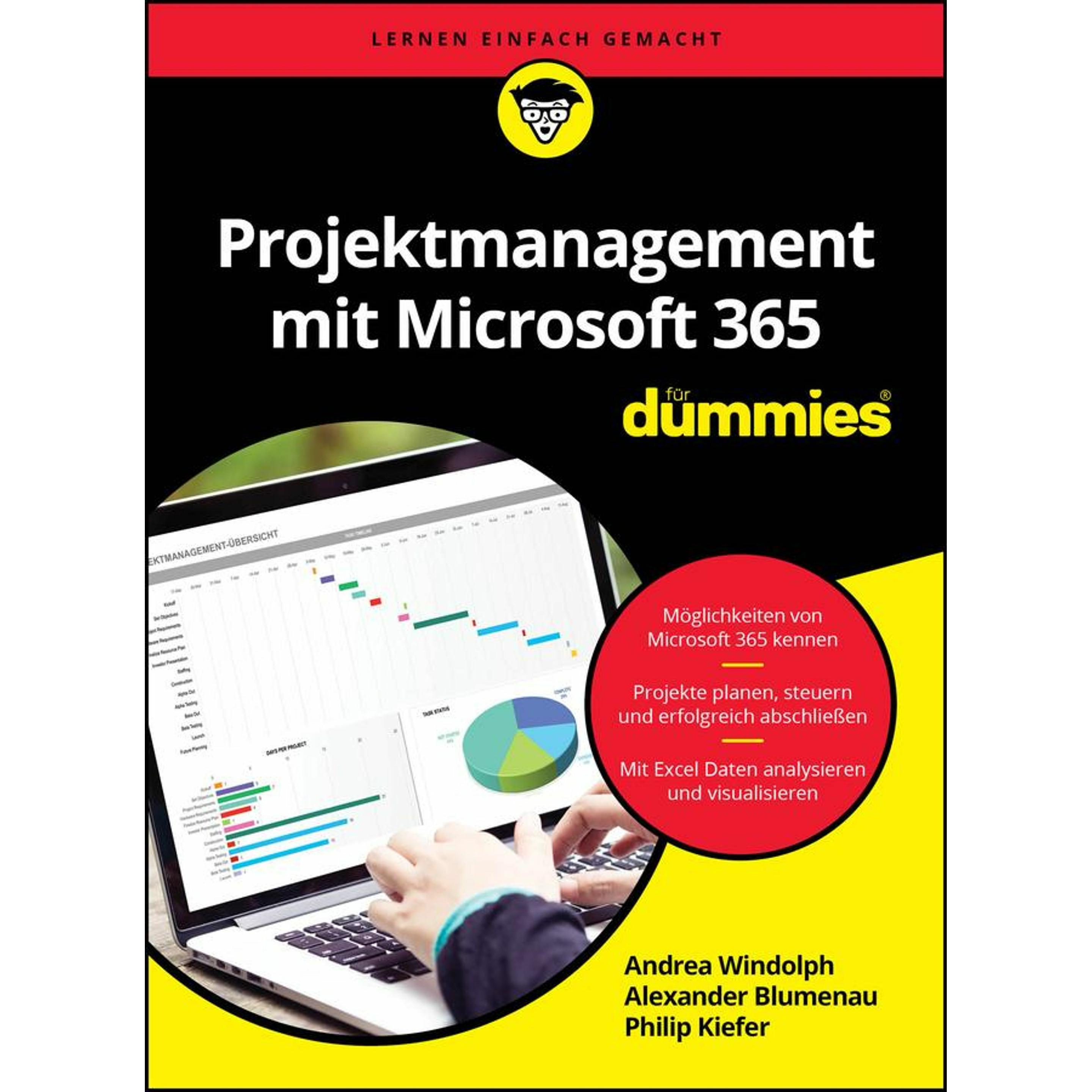 Thumbnail - Projektmanagement mit Microsoft 365 für Dummies, Fachbücher von Andrea Windolph, Philip Kiefer, Alexander Blumenau