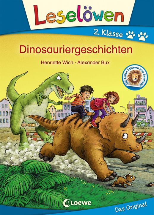 Produktbild Leselöwen 2. Klasse - Dinosauriergeschichten (Deutsch, Alexander Bux, Henriette Wich, Loewe Erstlesebücher, 2018)
