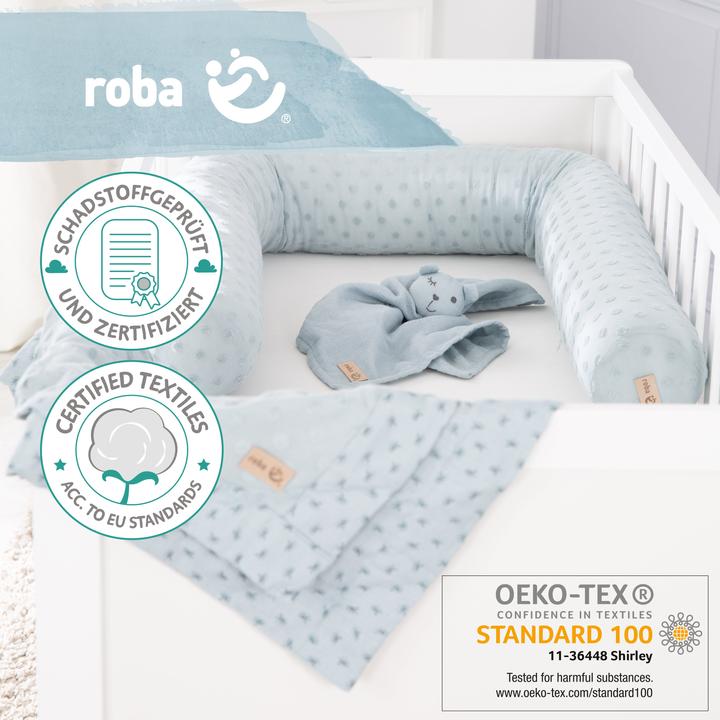 Image du produit Roba Set cadeau bébé câlin et jeu Lil Planet turquoise